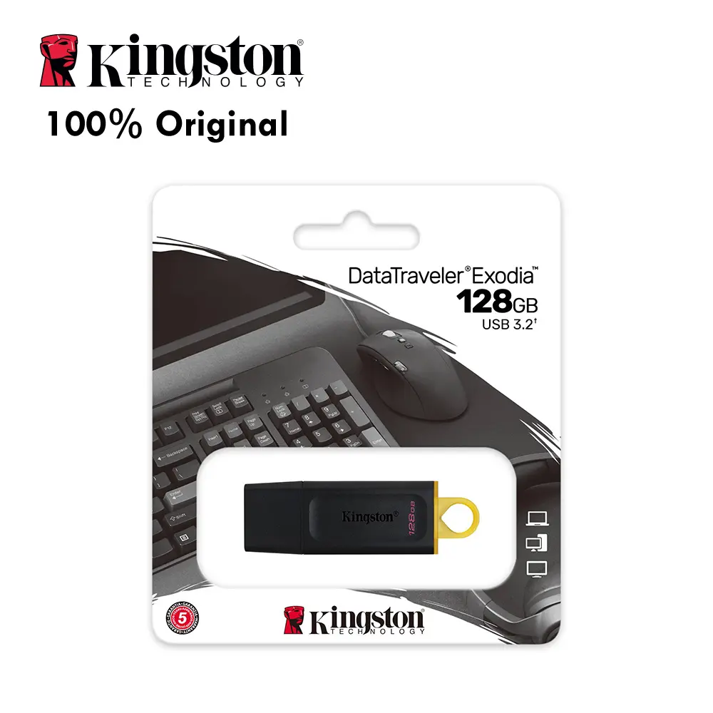 DataTraveler Exodia DTX 128GB Original Kingston Gadgets USB Flash Drive