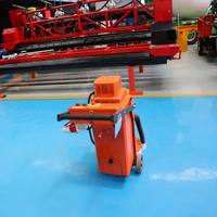 Ponceuse à béton commerciale 4KW 350mm avec système de collecte de poussière intégré 24L, machine de ponçage robuste, vente en gros