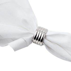 Anneaux de serviette en métal doré pour les dîners et les présentations de table de restaurant - Product Image 5