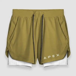 Short de sport décontracté à séchage rapide pour hommes respirant et anti-rides Short de basket-ball pour la course à pied Mid Solid Made Pakistan OEM disponible - Product Image 1