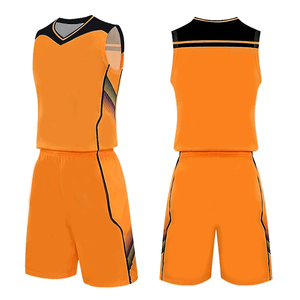 Vêtements de basket-ball Orange pour hommes Vêtements de sport en polyester de haute qualité Respirant New BSCI Outerwear Good Selling Sublimation Printed - Product Image 5