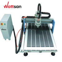 Wattsan 1.5kw 2.2kw Mini Fraiseuse CNC 0609 pour Gravure 3D sur Bois et Métaux Tendres