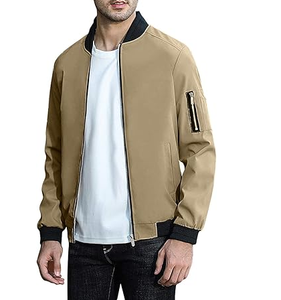 Veste bomber légère en softshell ajustée pour homme - Product Image 4