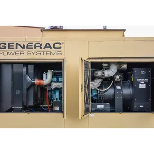 Groupe électrogène diesel industriel triphasé d'occasion 610 kW 277/480 V, groupe électrogène de secours commercial fermé - Product Image 4