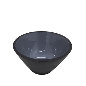 Bol rond en bois de manguier couleur blanche bol à salade et bol à fruits de taille moyenne pour la décoration de cuisine et de mariage personnalisée - Product Image 2