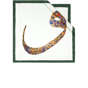Pañuelo Cuadrado de Poliéster con Estampado Digital de Diseño Colorido Aker - Product Image 2