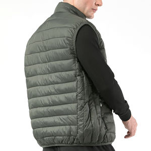 Chalecos acolchados para hombres con cierre de cremallera y tela resistente al agua, ideales para minoristas, marcas de Exteriores, chaleco transpirable para hombres - Product Image 2