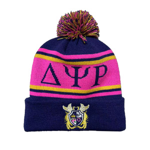 Gorro de Punto de Lana Merino Suave y Cálido de Invierno de Alta Calidad Personalizado 2026, Gorro de Punto Grueso con Etiqueta de Cuero, Gorro Unisex - Product Image 1