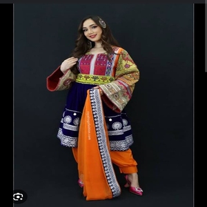 Vestido tradicional afgano de alta calidad hecho a medida para mujer con tarifa al por mayor 2025 - Product Image 2