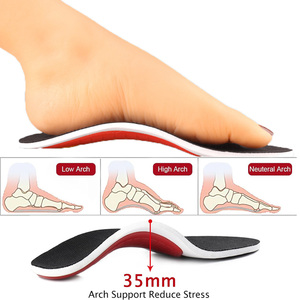 Đế lót giày chỉnh hình hỗ trợ vòm chân cao, dành cho bàn chân bằng, viêm cân gan chân, unisex, giảm đau bàn chân bằng đệm - Product Image 4