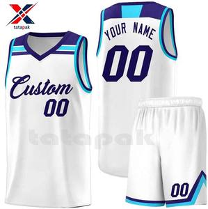 Tissu à séchage rapide réversible de logos et de chiffres personnalisés d'uniforme de basket-ball en gros pour l'expert équipe ligue porter meilleur prix de vente - Product Image 2