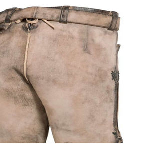 2024 nouveau séchage rapide Fitness Jogging entraînement haute rue porter Lederhosen cuir brodé Shorts - Product Image 6