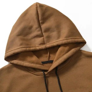 Sudadera con Capucha de Forro Polar Ecológico, Estilo Otoño/Invierno, 370g, Estilo Americano, Talla Grande, para Hombre, 100% Algodón, Cuello con Cremallera, Cálida - Product Image 3