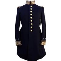 Veste à double boutonnage de style uniforme de gouverneur du Congo, de la préfecture à l'Afrique équatoriale française, avec insignes
