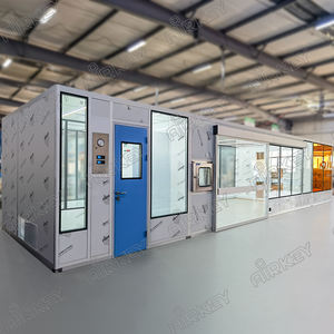 Turnkey Modular Cleanroom ISO 8 GMP Grau D para Suplemento Dietético Produção em Pó com HEPA FFU HVAC e Pass Box - Product Image 6