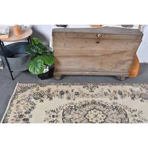 Alfombra clásica beige marrón 3,4x6,4 pies alfombras turcas - Product Image 2