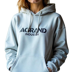 Sudaderas con Capucha de Invierno para Mujer, Estilo Urbano, Holgadas, de Felpa, Manga Larga, Hombros Caídos, con Bolsillos Delanteros - Product Image 6