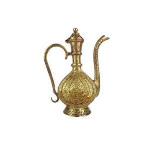 Nueva llegada 1800s jarra de latón otomano/jarra grabada de latón antiguo/jarra de latón macizo grabada a mano - Product Image 5