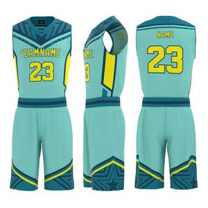 Kits complets de basket-ball unisexe personnalisés de haute qualité en gros été uniforme maillot de basket-ball ensemble court respirant grande taille - Product Image 3