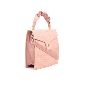 Vintage para Pink P54319 Bolso de hombro informal Cierre de cremallera Impermeable Carta portátil Lona PU Poliéster para uso en invierno y verano - Product Image 2