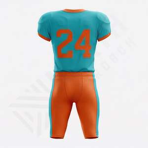 Camiseta de Fútbol Americano Personalizada de Manga Corta de Alta Calidad, Uniforme Deportivo de Equipo Atlético de Sublimación, Gran Venta - Product Image 2