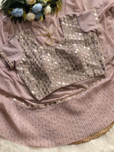 Dernière Exclusivité Faux Georgette Avec Paillettes Broderie Saree Femme Fabricant De Mode Et Fournisseur De Surat - Product Image 3