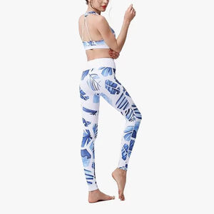 Tye Dye imprimé femmes Logo personnalisé vêtements de sport Fitness vêtements de Yoga vêtements de sport impression par sublimation soutien-gorge Leggings Gym - Product Image 5