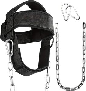 Arnés de Cuello de Lana para Levantamiento de Pesas, Correa Ajustable Antideslizante para Fortalecer el Cuello y la Parte Superior de la Espalda, para Gimnasio y Fitness - Product Image 4