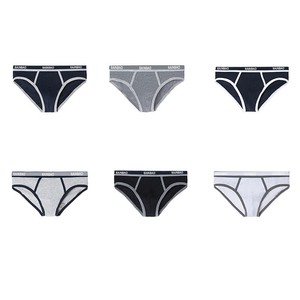 <span class=keywords><strong>Berserk</strong></span> Ropa interior para hombre Calzoncillos de algodón de tiro bajo Color personalizable Calzoncillos suaves - Product Image 5