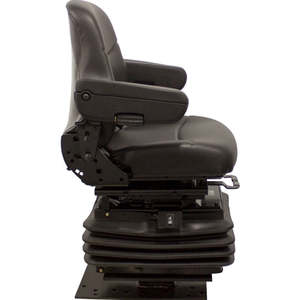 Siège de chargeuse-pelleteuse 12V robuste avec piétement et suspension pneumatique - Product Image 6