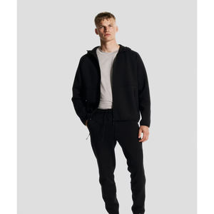 Pantalon de survêtement molletonné pour homme, couleur unie, cordon de serrage, logo personnalisé, sport, décontracté, sweat-shirt, jogging, streetwear - Product Image 1