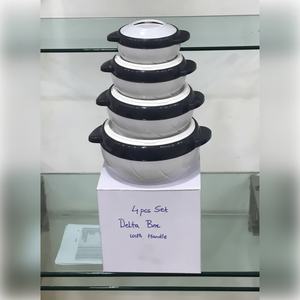 Ensemble de casseroles en plastique ANAX, de 750 à 7000 ml, large gamme, forme ronde isolée, utilisation domestique, ensemble premium de 4, Inde - Product Image 1