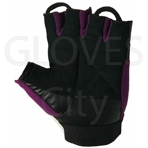 Fingerless Breathable PU Leather Weight Lifting <b>Gloves</b> GYM Training Gear Gel Padding <b>Fitness</b> <b>Gloves</b> By Manufacturer <b>GLOVES</b> City - Product Image 6