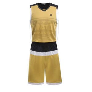 ชุดบาสเก็ตบอลสำหรับผู้ชายชุดเครื่องแบบชุดกีฬาระบายอากาศได้ดีชื่อและหมายเลขตามสั่งสไตล์ - Product Image 1