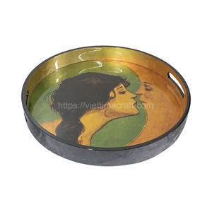 Bandejas de laca con patrón de Fauna, bandeja decorativa artesanal, compromiso con precio y calidad para Navidad, Otoño/Invierno, 2024 - Product Image 4