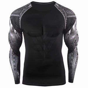 Rashguard Unisexe Premium de Haute Qualité, Conception Personnalisée OEM, Imprimé par Sublimation, Séchage Rapide, Respirant, Écologique, pour Fitness, Manches Longues - Product Image 1