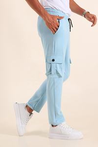 Pantalon de survêtement avec logo personnalisé pour homme-noir-vêtements-Ryder wear Pantalon de vêtements d'extérieur pour homme Pantalon de sport de jogging - Product Image 3