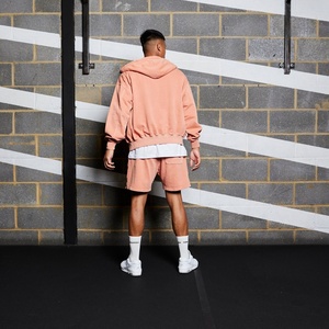 Sweat-shirts pour hommes en coton lourd tricoté, personnalisés avec logo OEM, étiquette privée, fermeture éclair, imprimés, écologiques, grandes tailles, 2024 - Product Image 3