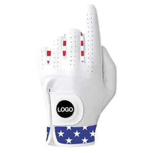 Guantes de golf de cuero Cabretta de mano izquierda más vendidos Guantes de golf de cuero Cabretta Premium Guantes de golf con logotipo personalizado Precio bajo - Product Image 1