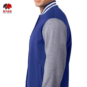 Nouveaux produits, veste à capuche pour homme de haute qualité, veste varsity avec col, couleur personnalisée, OEM sur mesure - Product Image 5