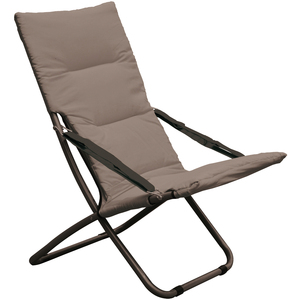 Seggiolino pieghevole Capri Cm. 83x50x93 H Grigio scuro - Product Image 1