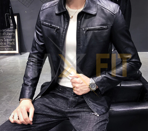 2023 veste en cuir pour hommes personnalisée veste en cuir de moto pour hommes manteau pour hommes par MAXFIT ENTERPRISES - Product Image 6