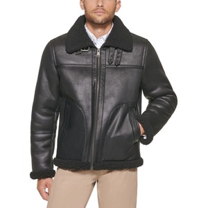 Chaqueta Bomber de Cuero Formal de Primavera Transpirable Hecha a Medida OEM de Alta Calidad con Logotipo Frontal para Motociclismo - Product Image 5