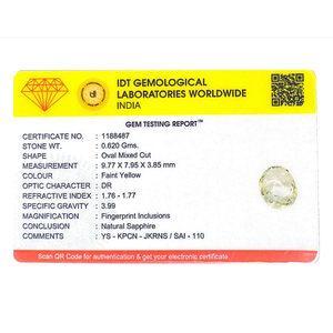 Piedra de Zafiro Blanco Facetado de 3.1 Quilates, Gema Mineral Natural con Efecto de Cambio de Color, Tamaño Personalizable, Alta Calidad, Tratado con Calor - Product Image 4