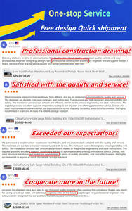 Kit gudang tiang prefabrikasi Modern kustom struktur baja bangunan logam Barndominium untuk bengkel gudang gudang gudang gudang - Product Image 5