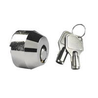 Verrou de sécurité pour ordinateur portable ABA - Alliage de zinc chromé de qualité supérieure, sécurité de niveau 2 ANSI, 2 clés