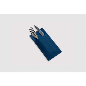 <b>Blue</b> 40x40cm Kanguro Cutlery Pocket Napkin Air Soft Dry-<b>Tissue</b> 480pcs B2B - Product Image 1