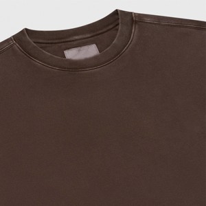 Sweat-shirt à col rond teint en tissu pour hommes, à la mode et pratique, idéal pour toutes les saisons et tenues décontractées - Product Image 5