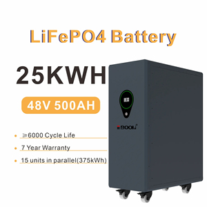 แบตเตอรี่โซลาร์ Lifepo4 25KWh Bms 6000 รอบการใช้งาน ระดับการป้องกัน IP21 รองรับการสื่อสาร CAN และ RS485 รับประกัน 5 ปี - Product Image 2