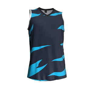 Conjunto de Uniforme de Baloncesto Personalizado para Hombre, Camiseta y Pantalones Cortos de Baloncesto de Poliéster de Secado Rápido - Product Image 4